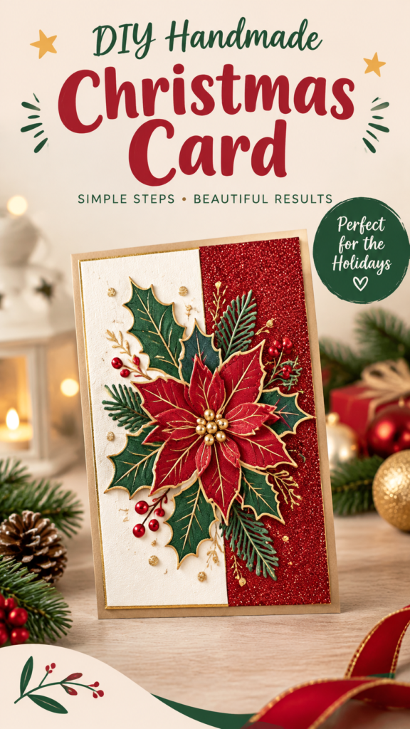DIY Christmas Cards Handmade Festive Holiday Card Ideas to Make at Home