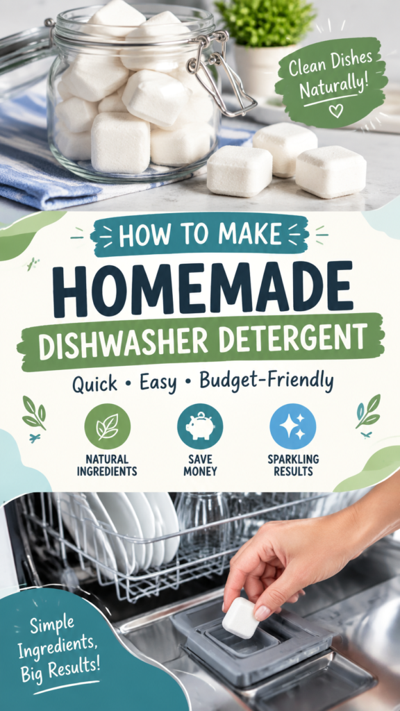 DIY Dishwasher Detergent Pods  Easy Homemade Recipe for Sparkling Dishes