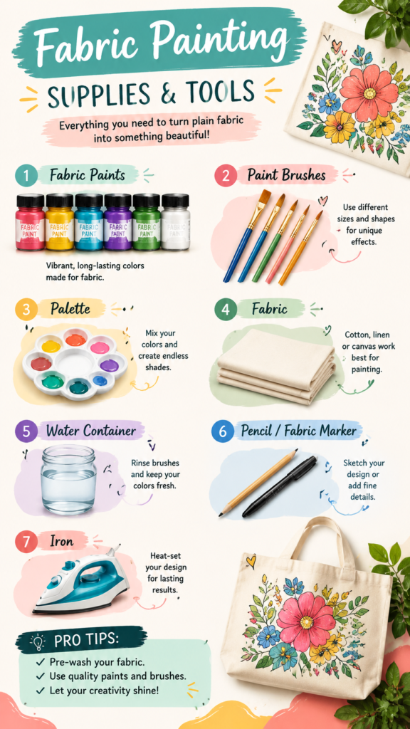 Fabric Painting DIY Ideas Essential Materials and Beginner Tips for Fabric Art
